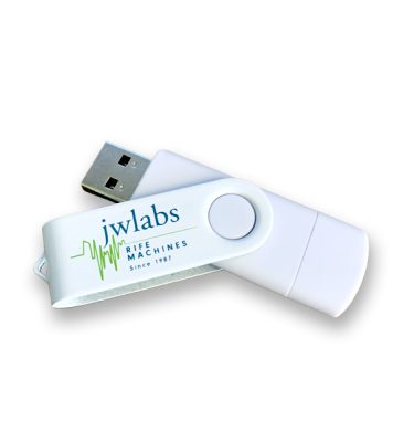 JWLABS Flash Drive - Top View (Open USB)