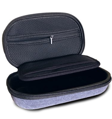 JWLABS LiveWires 2.0 Carry Case - Angled open view displaying the inside of the case