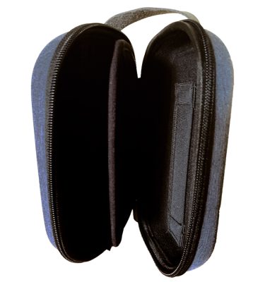 JWLABS LiveWires 2.0 Carry Case - full view of the open case standing upright