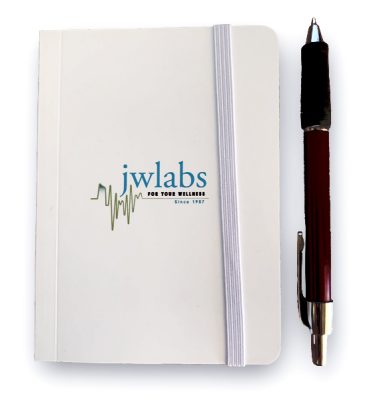 JWLABS lined Notebook size comparison